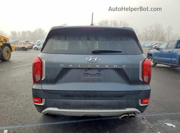 KM8R44HE7LU075712 2020 HYUNDAI PALISADE Charcoal Rear view