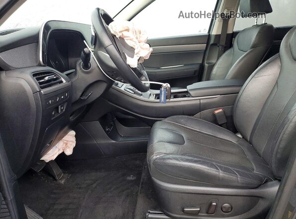 KM8R44HE7LU075712 2020 HYUNDAI PALISADE Charcoal Front interior view