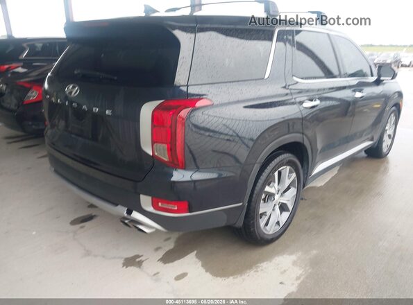 KM8R44HE7MU189551 2021 HYUNDAI PALISADE Dark Blue Задня права чверть