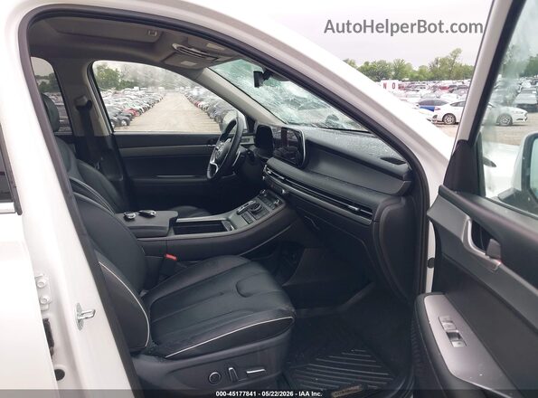 KM8R4DGE5PU551124 2023 HYUNDAI PALISADE Белый Вид салона спереди