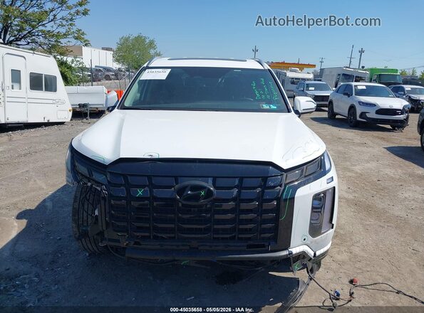 KM8R4DGE5SU816634 2025 HYUNDAI PALISADE White ხელსაწყოთა პანელის ხედი