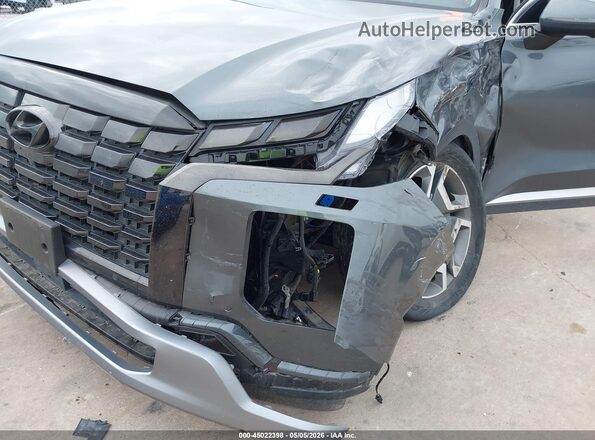 KM8R4DGE7PU577272 2023 HYUNDAI PALISADE Gray Դիմացի տեսք