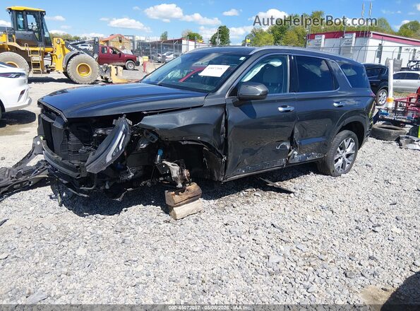 KM8R4DHE0MU264199 2021 HYUNDAI PALISADE Pewter Передняя левая четверть