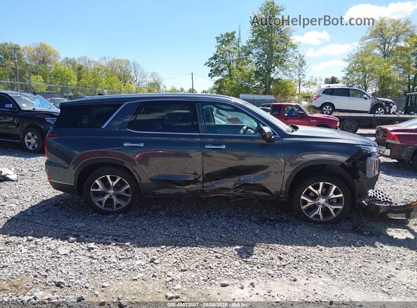 KM8R4DHE0MU264199 2021 HYUNDAI PALISADE Pewter Вид задней части салона