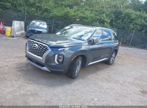 KM8R4DHE2MU320949 2021 HYUNDAI PALISADE Gray 