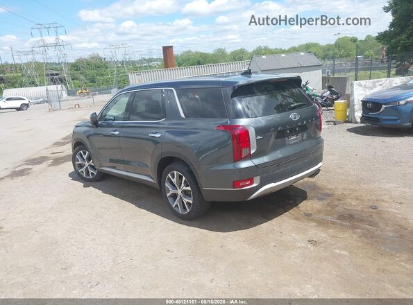 KM8R4DHE2MU320949 2021 HYUNDAI PALISADE Gray 