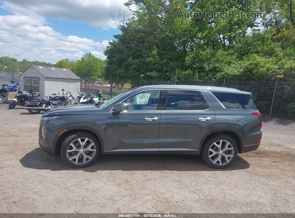 KM8R4DHE2MU320949 2021 HYUNDAI PALISADE Gray 