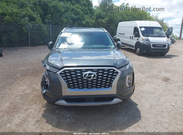 KM8R4DHE2MU320949 2021 HYUNDAI PALISADE Gray 