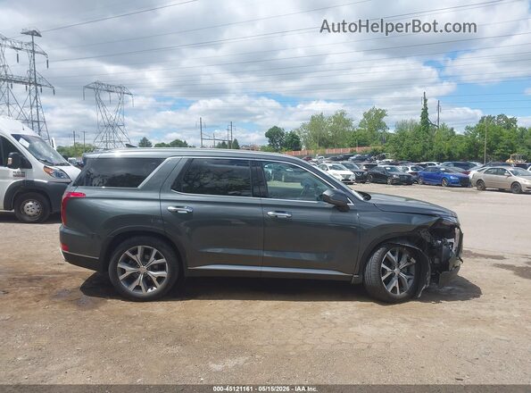 KM8R4DHE2MU320949 2021 HYUNDAI PALISADE Gray 
