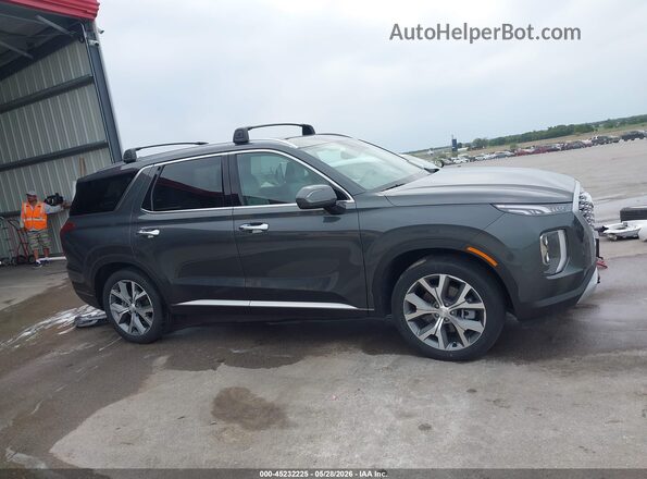 KM8R4DHE5MU191167 2021 HYUNDAI PALISADE Gray სალონის 360-გრადუსიანი ხედი