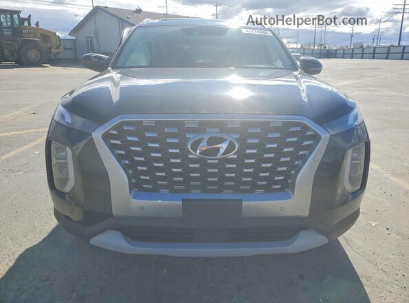 KM8R4DHEXMU245269 2021 HYUNDAI PALISADE Black Դիմացի տեսք