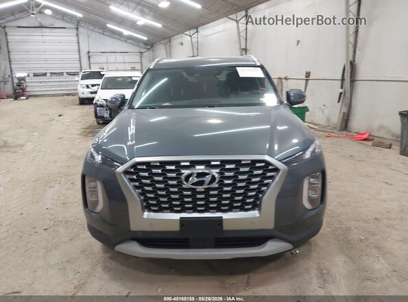 KM8R4DHEXMU306118 2021 HYUNDAI PALISADE Gray ხელსაწყოთა პანელის ხედი