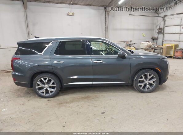 KM8R4DHEXMU306118 2021 HYUNDAI PALISADE Gray უკანა სალონის ხედი