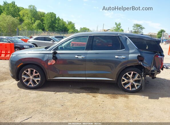 KM8R4DHEXNU408603 2022 HYUNDAI PALISADE Gray 