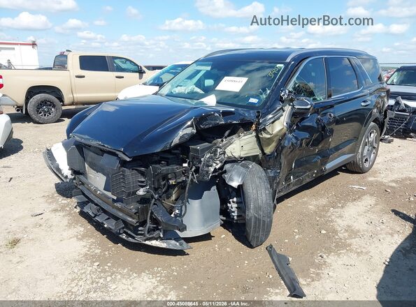 KM8R54GE2RU673407 2024 HYUNDAI PALISADE Black წინა მარცხენა ხედი სამი მეოთხედიდან