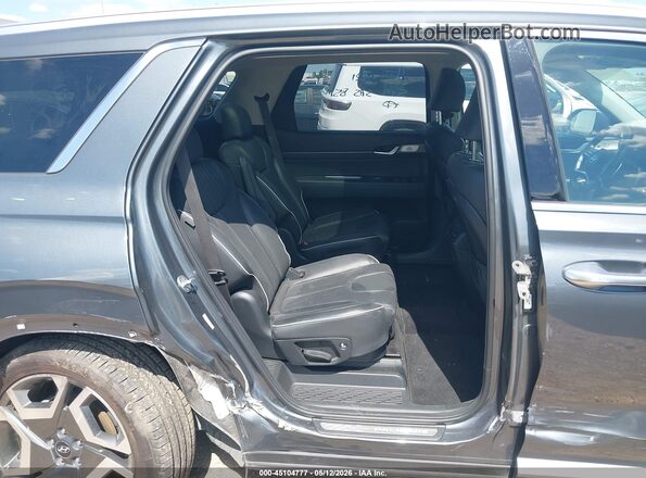 KM8R54GE8PU536159 2023 HYUNDAI PALISADE Gray VIN կոդի պիտակի տեսք