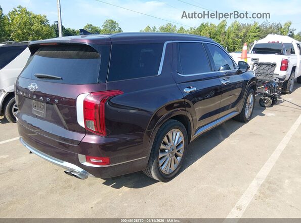 KM8R54HE5LU045413 2020 HYUNDAI PALISADE Maroon 