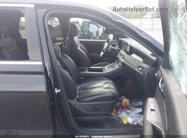 KM8R54HE7LU169537 2020 HYUNDAI PALISADE Black Front interior view