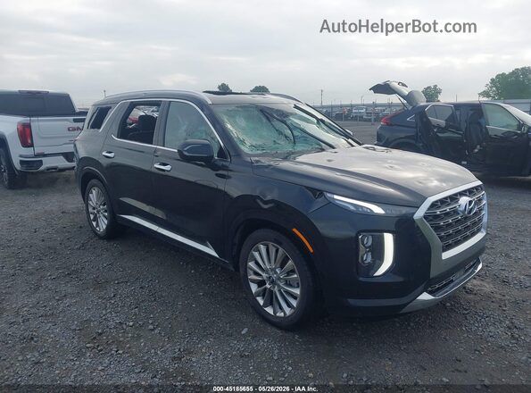 KM8R54HE7LU169537 2020 HYUNDAI PALISADE Black Front view