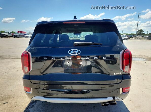 KM8R54HE9MU296484 2021 HYUNDAI PALISADE Black Հետևի տեսք