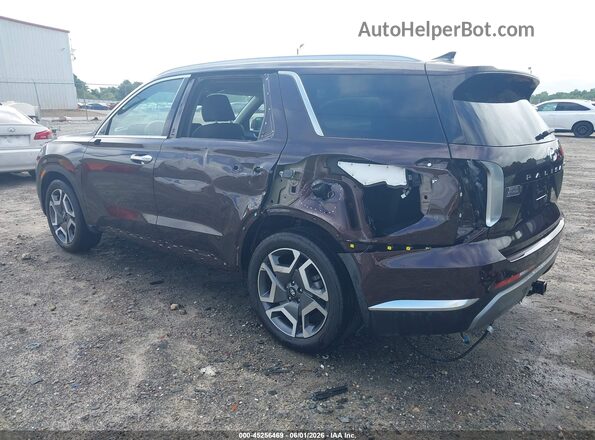 KM8R5DGE7RU770103 2024 HYUNDAI PALISADE Burgundy Tył lewy