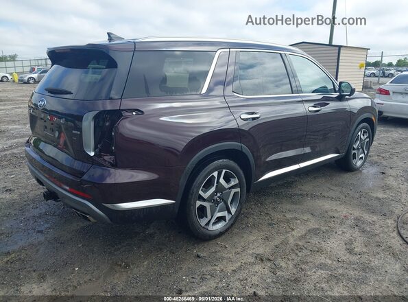 KM8R5DGE7RU770103 2024 HYUNDAI PALISADE Burgundy Tył prawy