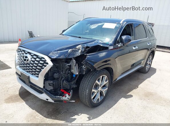 KM8R5DHE0MU233726 2021 HYUNDAI PALISADE Dark Blue Widok z przodu