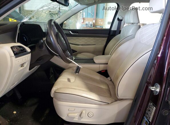 KM8R5DHE3LU080290 2020 HYUNDAI PALISADE Black Front interior view