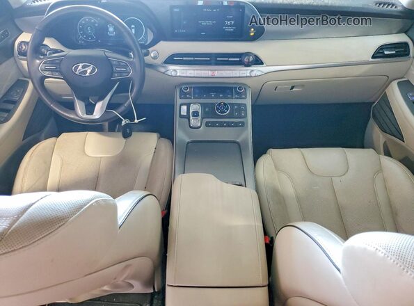 KM8R5DHE3LU080290 2020 HYUNDAI PALISADE Black Dashboard view