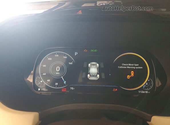 KM8R5DHE3LU080290 2020 HYUNDAI PALISADE Black Instrument cluster view