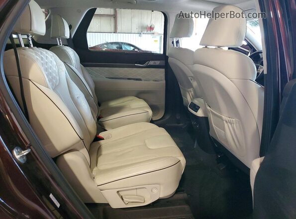 KM8R5DHE3LU080290 2020 HYUNDAI PALISADE Black Rear interior view
