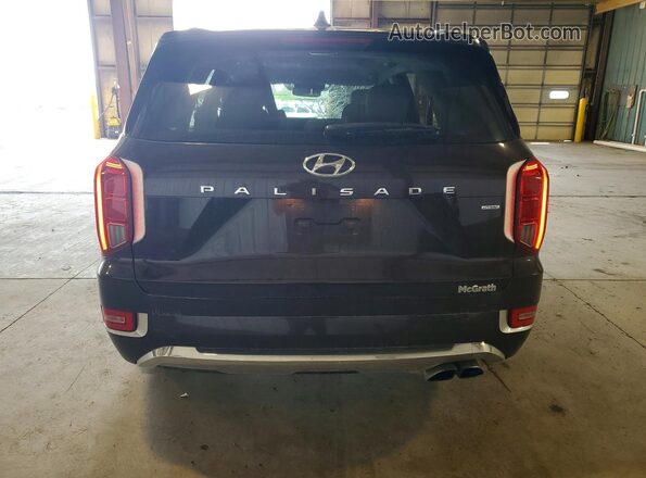 KM8R5DHE3LU080290 2020 HYUNDAI PALISADE Black Rear view