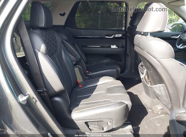 KM8R5DHE4MU177757 2021 HYUNDAI PALISADE Black VIN კოდის სტიკერის ხედი