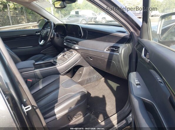 KM8R5DHE4MU177757 2021 HYUNDAI PALISADE Black წინა სალონის ხედი
