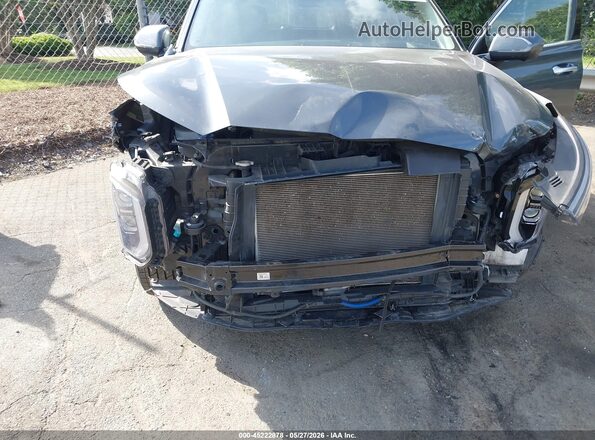 KM8R5DHE4MU177757 2021 HYUNDAI PALISADE Black წინა ხედი