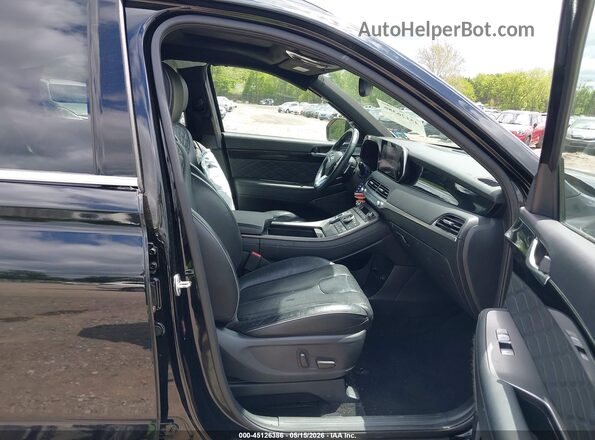 KM8R5DHE5LU048330 2020 HYUNDAI PALISADE Black Widok wnętrza z przodu