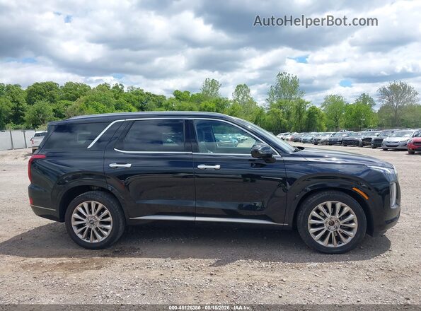 KM8R5DHE5LU048330 2020 HYUNDAI PALISADE Black Widok wnętrza z tyłu
