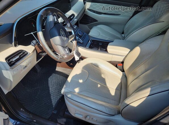 KM8R5DHE5LU124290 2020 HYUNDAI PALISADE Угольный Вид салона спереди
