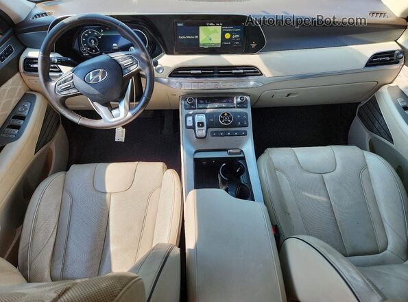 KM8R5DHE5LU124290 2020 HYUNDAI PALISADE Угольный Вид панели приборов