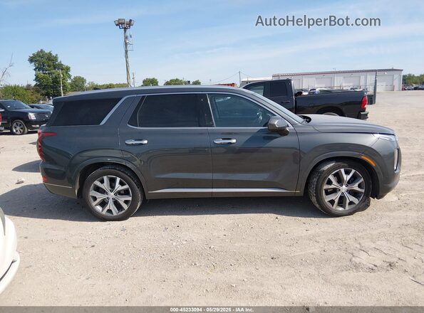 KM8R5DHE6MU244858 2021 HYUNDAI PALISADE Black Սալոնի հետևի տեսք