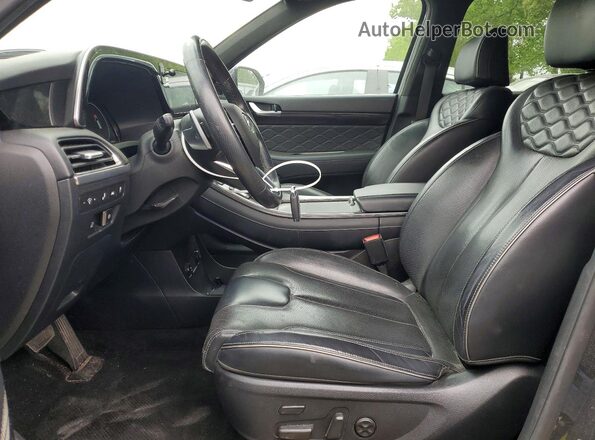 KM8R5DHE9LU070329 2020 HYUNDAI PALISADE Gray Սալոնի դիմացի տեսք