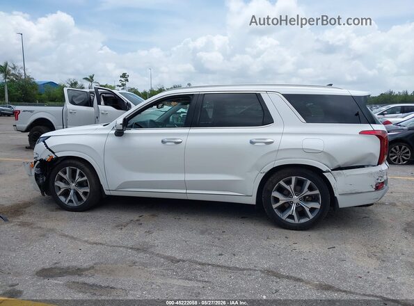 KM8R5DHE9NU339819 2022 HYUNDAI PALISADE White Vista interior de 360 grados