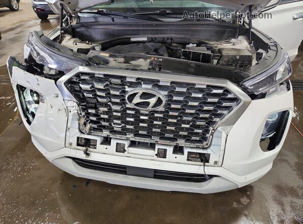 KM8R5DHEXMU201964 2021 HYUNDAI PALISADE Белый Вид подкапотного пространства
