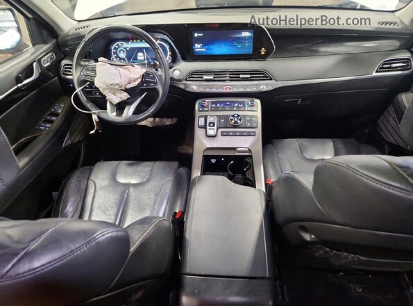 KM8R5DHEXMU201964 2021 HYUNDAI PALISADE Белый Вид панели приборов