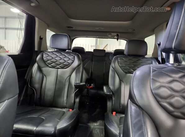 KM8R5DHEXMU201964 2021 HYUNDAI PALISADE Белый Вид задних сидений