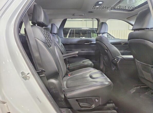KM8R5DHEXMU201964 2021 HYUNDAI PALISADE Белый Вид задней части салона