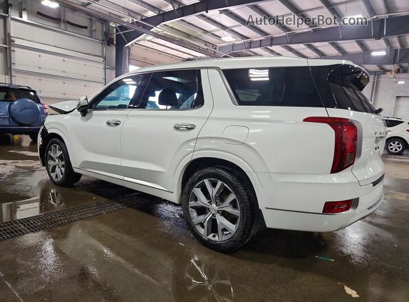KM8R5DHEXMU201964 2021 HYUNDAI PALISADE Белый Задняя левая четверть