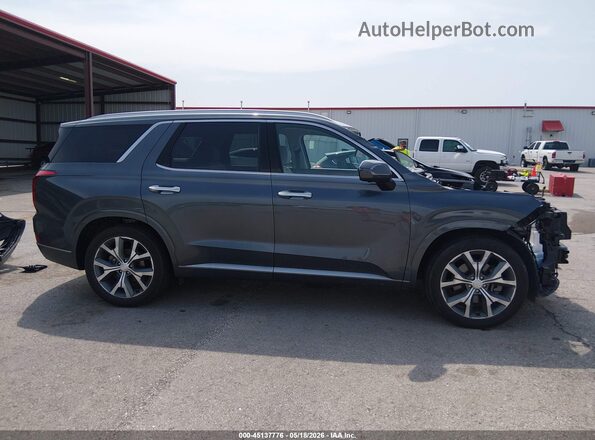 KM8R5DHEXMU238898 2021 HYUNDAI PALISADE Gray Панорамний вид салону 360°