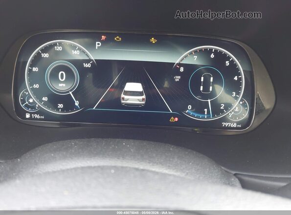 KM8R74HE1MU288003 2021 HYUNDAI PALISADE White Vista de los asientos traseros