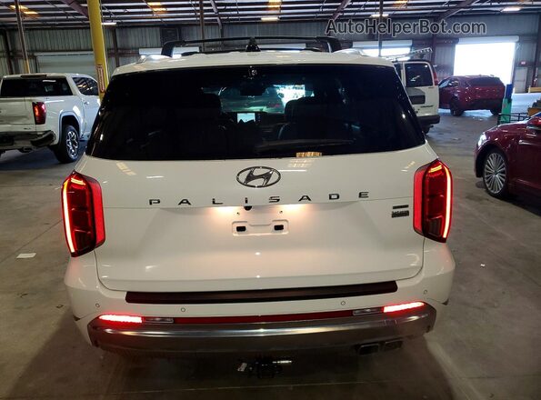 KM8R7DGE5PU595485 2023 HYUNDAI PALISADE White Vista trasera